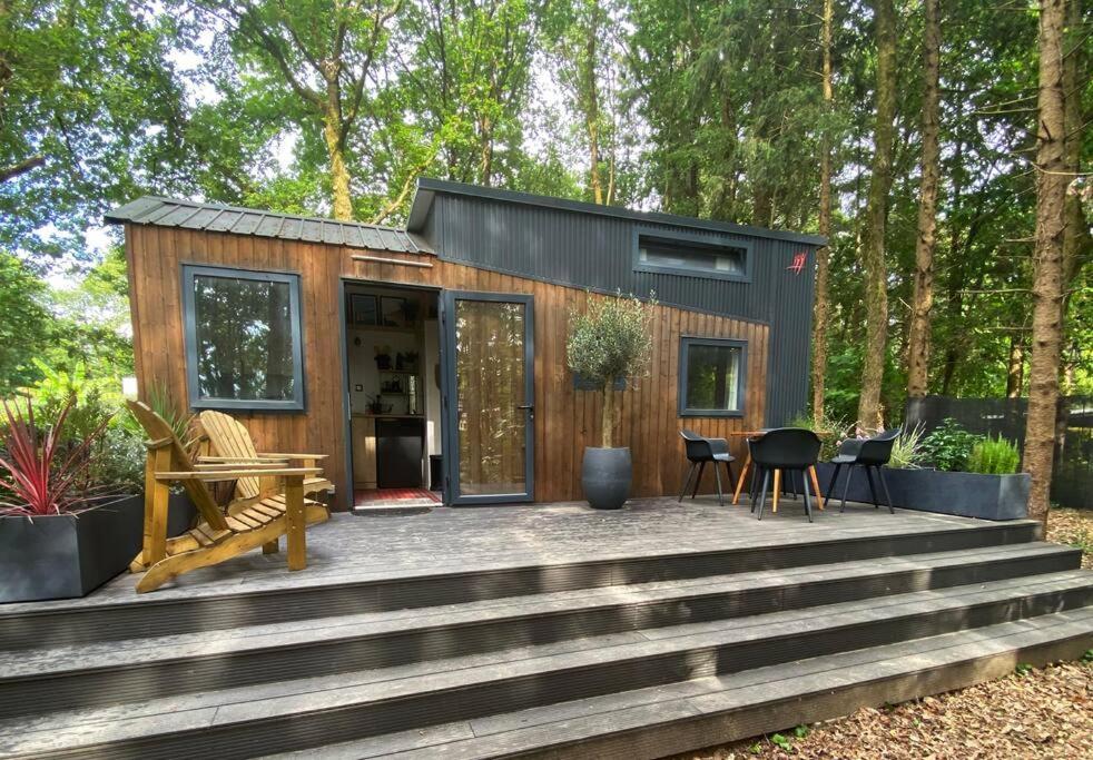 Tiny House Sur Terrain Boise A 10 Mn De La Mer Ferel Bagian luar foto